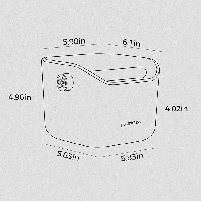 3 In 1 Espresso Knock Box Set, Coffee Puck Disposal Box with Cleaning Brush and Towel, Detachable Quiet Silicone Bar Coffee Ground Bin, Durable Barista Maintenance Tools