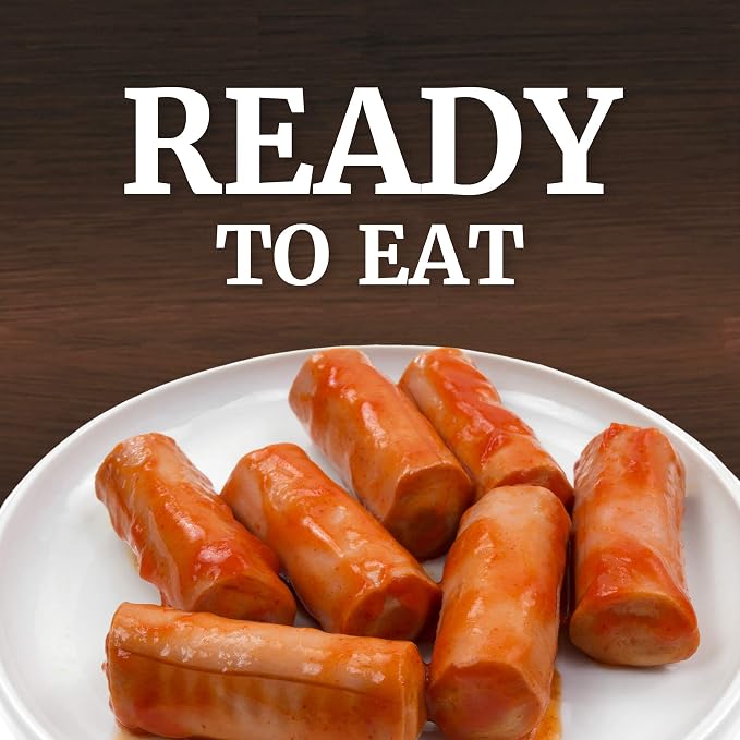 Libby's Vienna Sausages with Barbecue Sauce, Canned Sausage, 4.6 oz (Pack of 24)