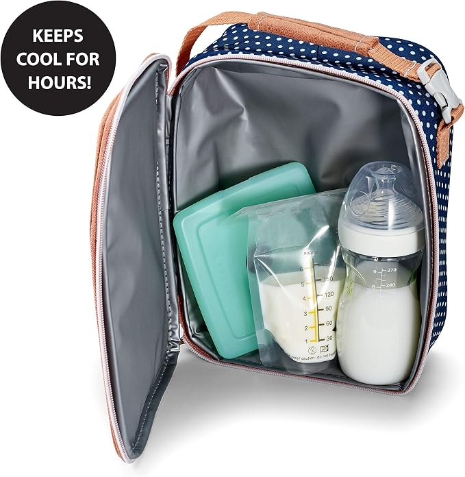 Cool Coolers by Fit + Fresh, 4 Pack Slim Ice Packs, Space Saving Reusable Ice Packs for Lunch Boxes or Coolers