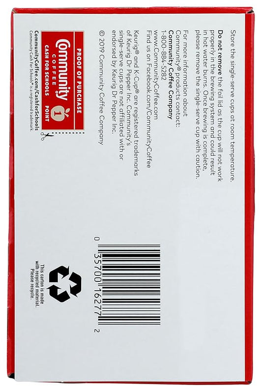 Community Coffee French Vanilla Flavored 12 Count Keurig K-Cup Coffee Pods, Medium Roast, 12 Count (Pack of 1)