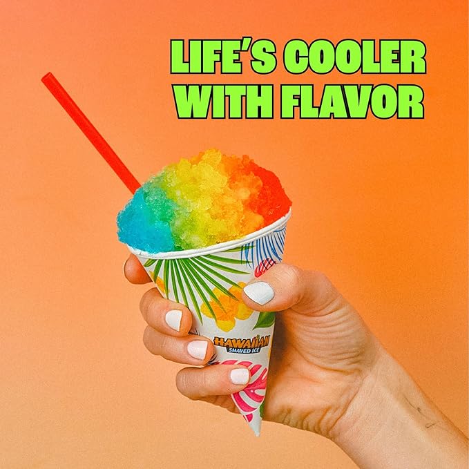 Hawaiian Shaved Ice S900A Snow Cone and Shaved Ice Machine with 2 Reusable Plastic Ice Mold Cups, Non-slip Mat, Instruction Manual, 1-year Manufacturer’s Warranty, 120V, White | Ice Shaver & Snow Cone Machine, Snowcone and Slushie Maker, 2 Reusable Cup...