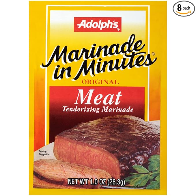 Adolph Original Meat Tenderizing Marinade, 1-Ounce (Pack of 8)
