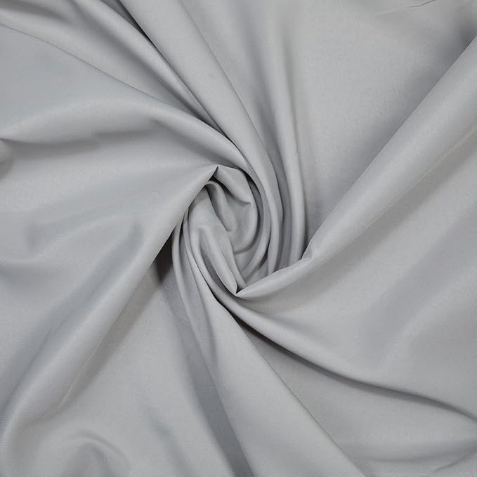 Gee Di Moda Rectangle Tablecloth - 70 x 120 Inch Silver Table Cloth for 6 or 8 Foot Rectangle Table - Heavy Duty Washable Fabric - for Buffet Table, Holiday Party, Dinner, Wedding & Baby Shower
