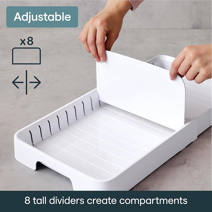YouCopia StoraLid 40 Container Lid Organizer, Expandable Adjustable Holder