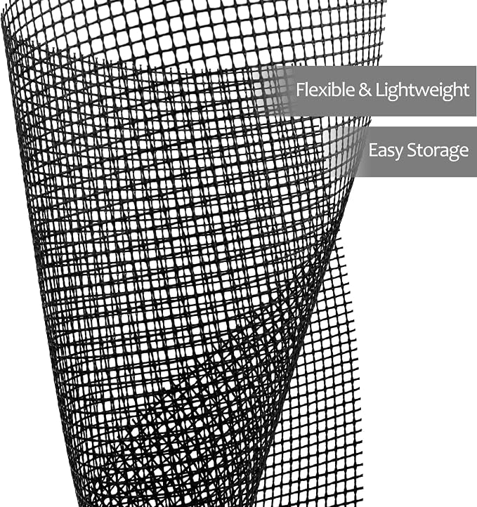 Kingrol 6 Pack Non-Stick BBQ Grill Mesh Mat, 15.75" x 13", Safe for Gas, Charcoal, Pellet & Smoker Grills