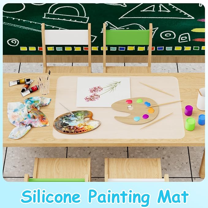 Extra Large Silicone Mats for Crafts: Heat Resistant Non-Slip 19.7" x 29.5" | Nonstick Easy to Cut Clear Silicone Sheet - Translucent Countertop Protector Pad for Jewelry Epoxy Resin Glitter DIY 1 Pcs