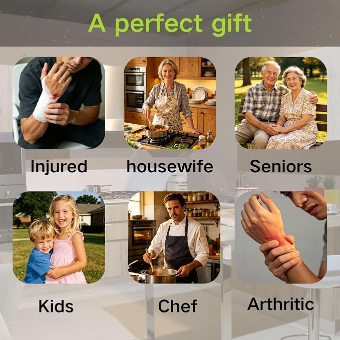 Electric Jar Opener, GotomRich Higher Torque Hands-Free Automatic Lid Opener for Seniors with Arthritis, One-Touch Battery Operated Jar & Bottle Opener Fits Most Jar Sizes (1.2"-3.5") for Weak Hands