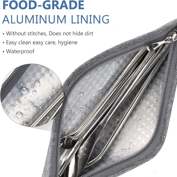 Chopsticks Carrying Case Reusable Chopsticks Pouch Travel Utensil Bag Chopsticks Sleeve Chopstick Holder Portable Flatware Case for Metal Chopsticks Light Sabers Chopsticks Disposable Chopsticks