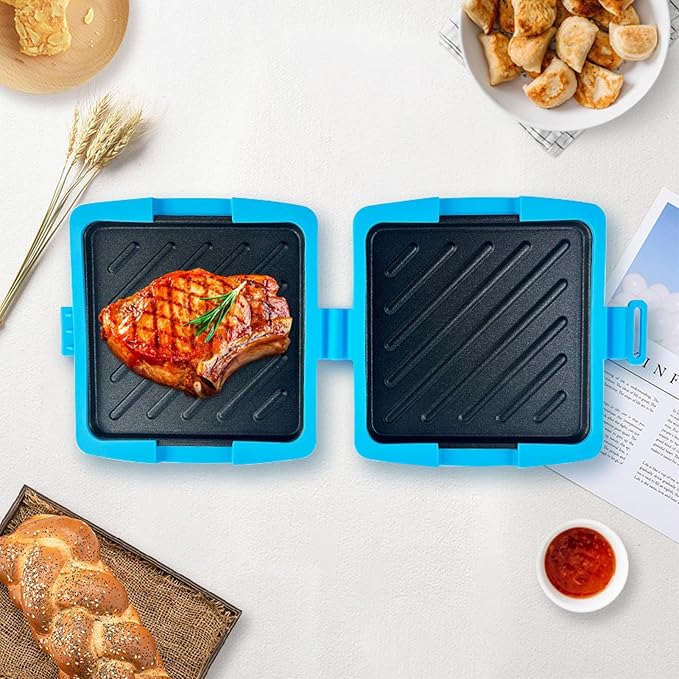 Sandwich Press Nonstick No Power Required Quesadilla Snacks Bread Cooker | Kitchen Bread Press Sandwich Maker Heat-Resistant Portable Breakfast Quesadilla Pie Bread for Home Apartment Dorm Party T