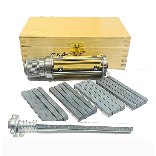 Engine Cylinder Hone Kit 50mm to 75mm Adjustable Handheld Honing Machine Tool Kit with 16 Stones Sizes 4" x3/8" x3/8" - Works for Mid-Size to Larger Car Engines