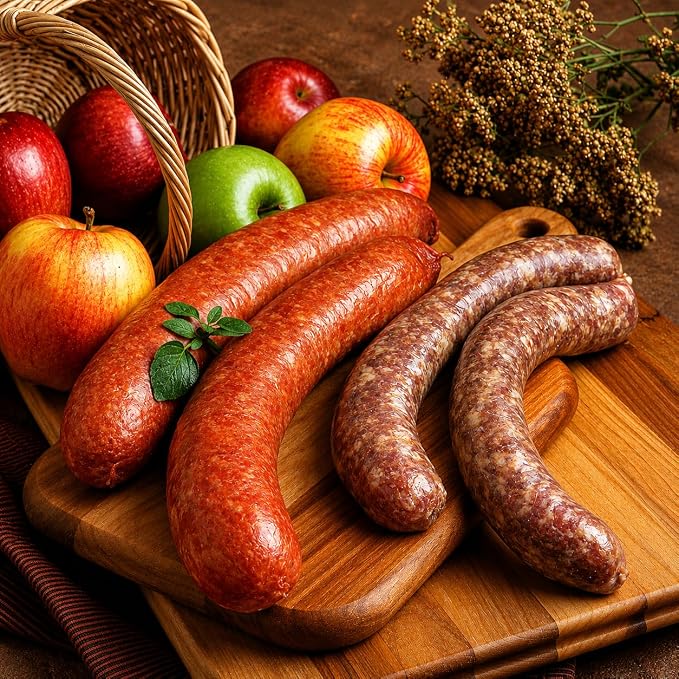 Hi Mountain Hot Dog & Brat Sausage Casings | 24 mm, Edible, Clear | Collagen sausage casings for hot dogs, bratwurst, Polish & Italian sausage. Makes up to 30 lbs