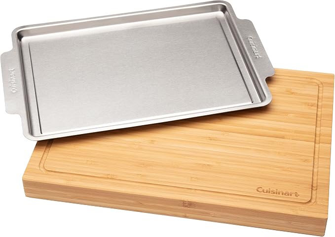 Cuisinart CPK-4884 Bamboo Cutting Board with Hidden Tray