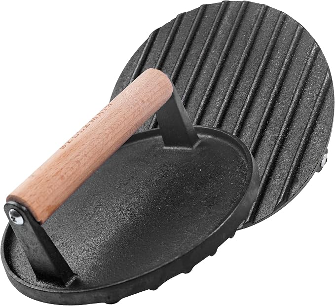 Bellemain Smash Burger Press, Grill Press, Bacon Press, Meat Press - 7 Inch