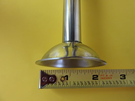10 mm Narrow Snack Stick Slim Jim Sausage Tube Funnel for Jerky Gun 2 1/16" Base Diameter