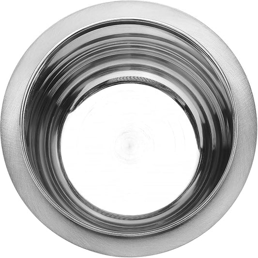 Normcore 58mm Portafilter Dosing Cup, Espresso Coffee Dosing Cup, Mirror-polished Inside, 304 Stainless Steel, Compatible with 58mm Portafilters, Brushed Silver