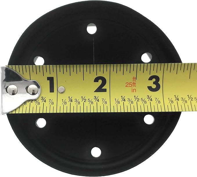 Essential Values Garbage Disposal Splash Guard (Sink Baffle), Aftermarket Replacement Compatible with Insinkerator Disposals and Most Universal 3 1/2 inch Sinks | Measures 3 1/4inch