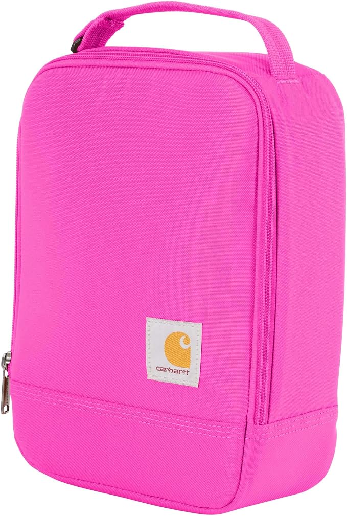 Carhartt Insulated Lunch Box Pink Glow | For Men and Women, Fully Insulated Lunch Pale for Back to School and Everyday Use