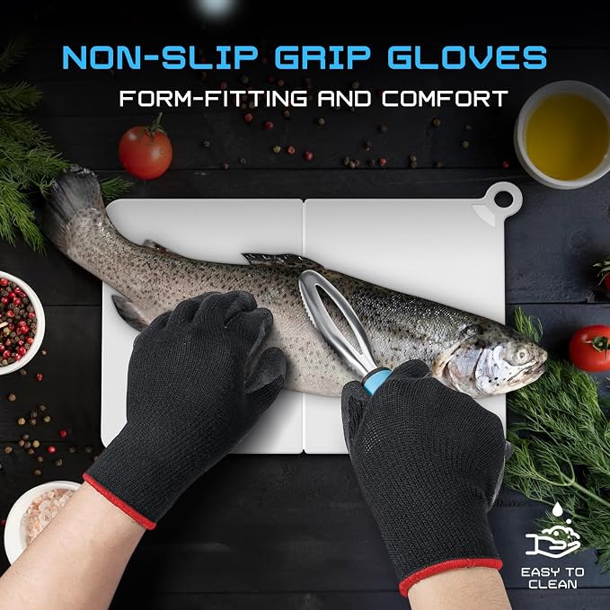 Fillet Knife Kit Combo,Fishing Gear and Gifts for Men | Fishing Knives with Sheath,and Honing Rod,Ultra-Sharp G4116 Blades,Corrosion-Resistant,Non-Slip Handle,Durable Storage Bag