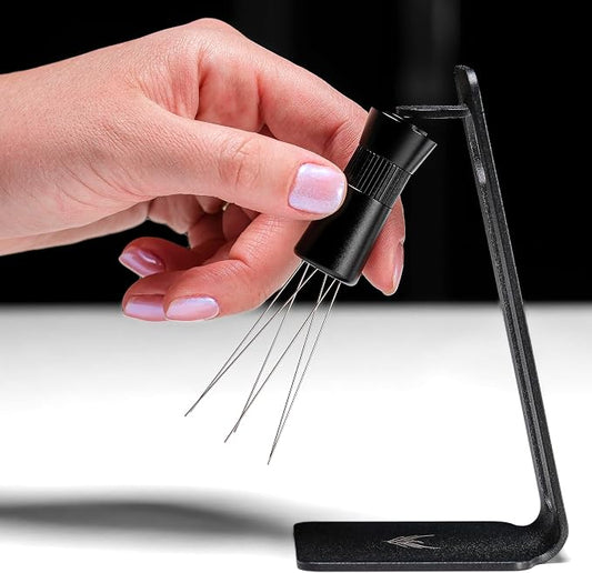 Espresso WDT Tool Magnetic Needle Coffee Distrubution Tool With 0.4mm & 0.25mm Needles Premium Espresso Accessories For Coffee Bar (Model B)