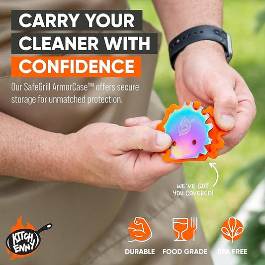 Bristle-Free Grill Scraper Gadget for Dads Who Like Grilling and Have Everything