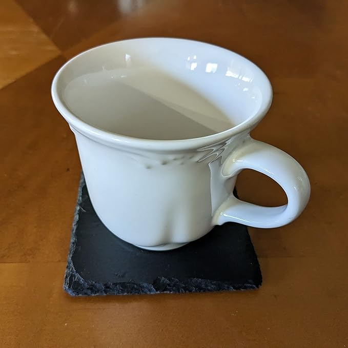 Rev Up Your Ride: V-Twin Engine Coasters for Bikers - Square Slate - Set of 5