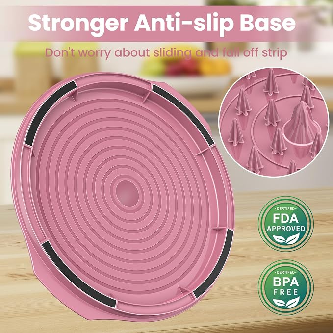 Chicken Shredder Tool Twist Large - Meat Shredders for Chicken Breast | 10'' Pro Visible Kitchen Gadgets Grinder Machine with Brush,Strong Anti-Slip Strip,Ergonomic Handle,BPA Free (Purple)