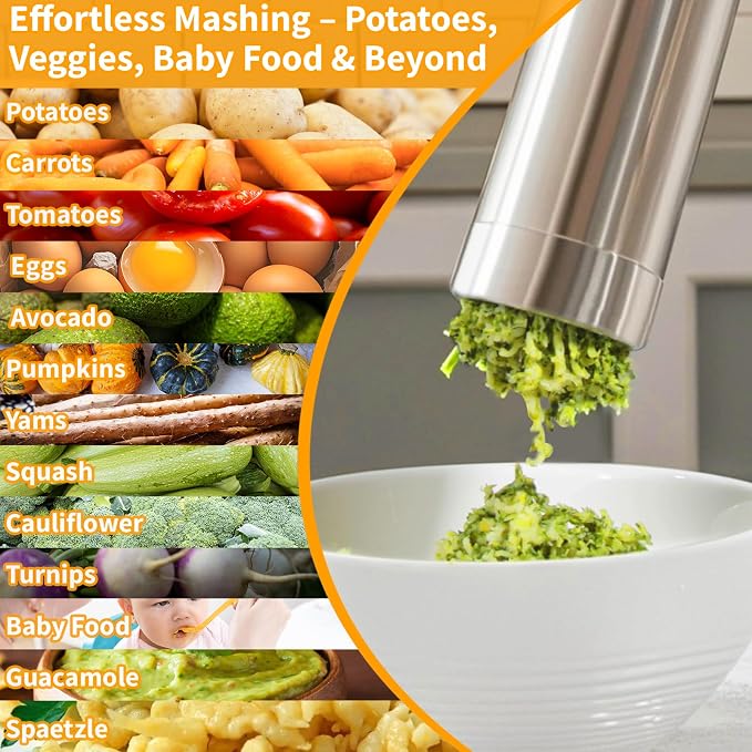 3 in 1 Electric Potato Ricer and Pasta Maker Machine, Multi Function Noodle Maker Potato Masher Sausage Maker and Stuffer for Home Kitchen, Powerful Motor Easy to Use and Clean