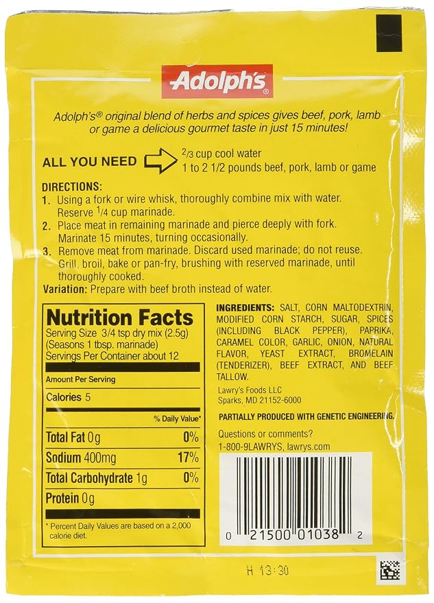 Adolph's Original Meat Marinade (pack of 4)