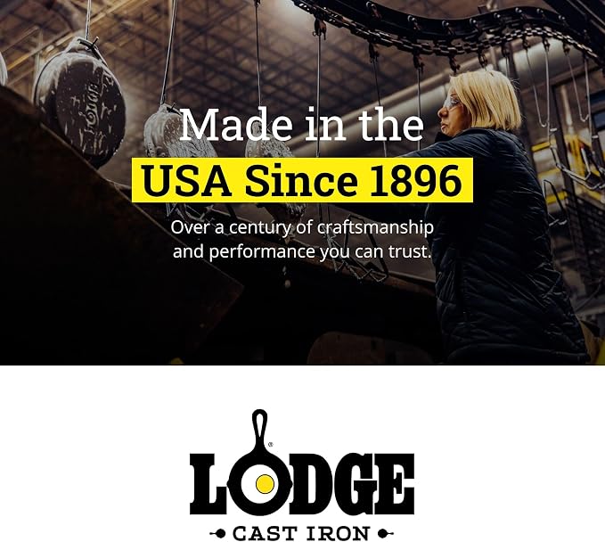 Lodge Reversible Cast Iron Grill/Griddle Pan 16.75 x 9.5 - Pre-Seasoned Dual-Sided Double Burner for BBQ, Eggs, Pancakes, Burgers - PFAS Free Cookware - Flat Top Plate for Oven, Grill, & Campfire