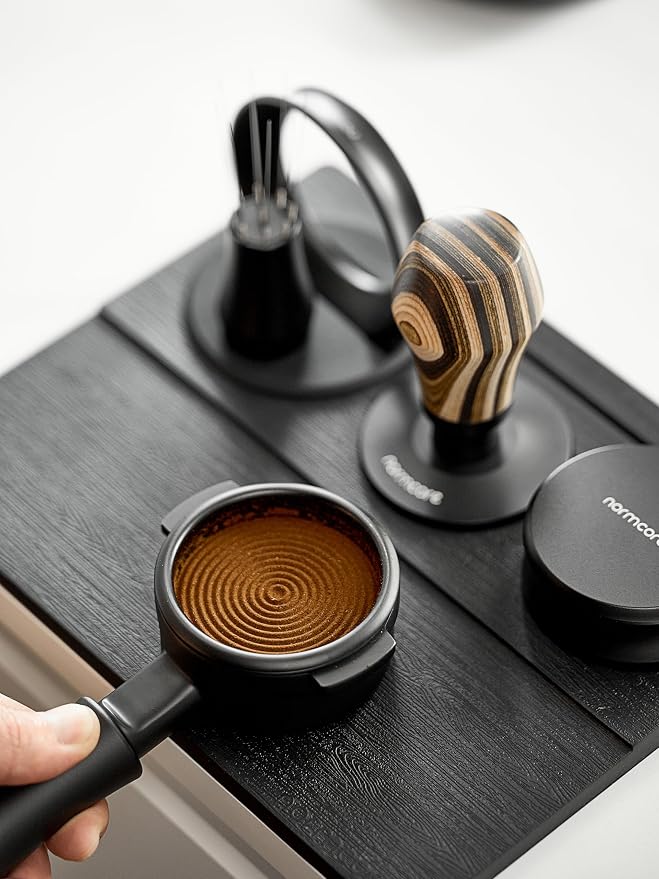 Normcore Espresso Tamping Station, Espresso Tamping Mat, Coffee Tamper Mat, Espresso Accessories Tool for Baristas, Food Grade Non-Slip Silicone, 9.5 Inch x 7.5 Inch