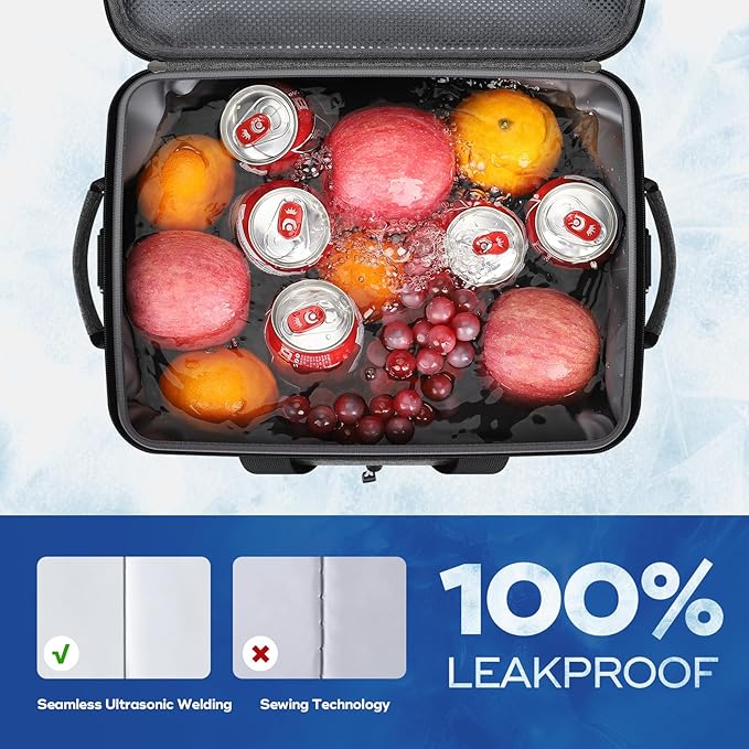 Maelstrom 30/40 Can Soft Cooler Bag, Leakproof Insulated Ice Chest | 24h Cold (With Ice), 5-Layer Insulation, Multi-Pockets ,Lightweight,Perfect For Camping, Beach, Hiking, Kayaking, Road Trips