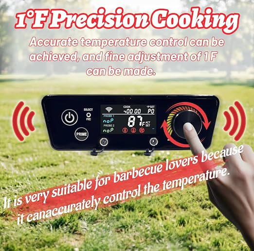 Advanced WiFi PID Trapezoid Control Board with Smart APP Control (AC03P7) - Wireless Upgrade for Pit Boss Lexington, Classic, Austin XL, Matte Black Pellet Grills (Excludes Onyx & Tailgater Series)