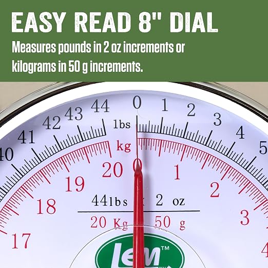 LEM Products 44 lb. Stainless Steel Scale, Silver