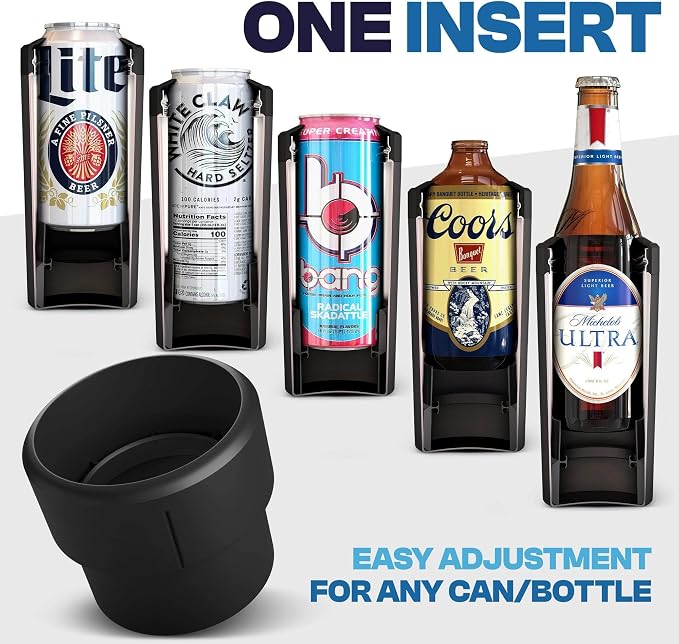 Frost Buddy XL Can Cooler - Fits 12/16/20/24 oz Cans & Bottles (Night Ops) | Keeps drinks chilled 12+ hrs | No sweat, no condensation | Fits slim & standard cans | Durable, portable design
