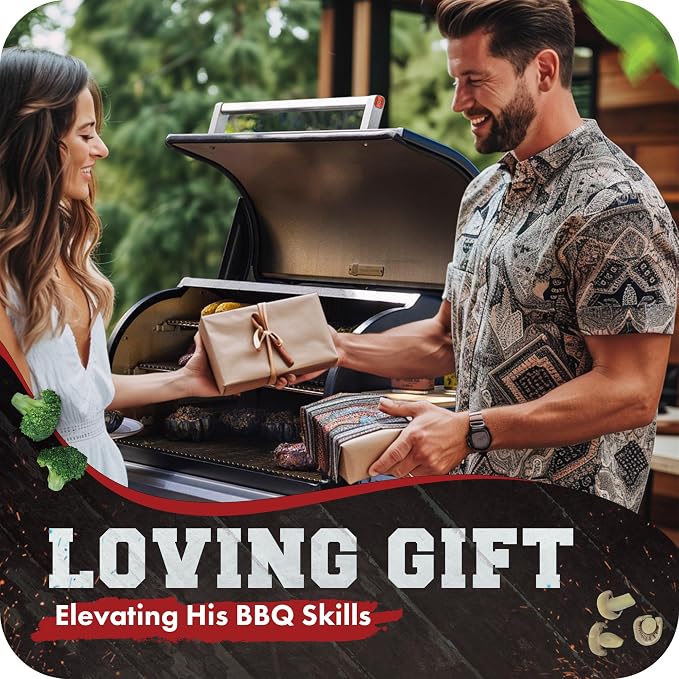 KITCHEN PERFECTION S Silicone Griddle Gloves - Heat Resistant Oven Mitts | Waterproof, 5-Finger Design For A Better Grip, Best Griddle Grilling Accessories, Compatible with Blackstone, Weber & More