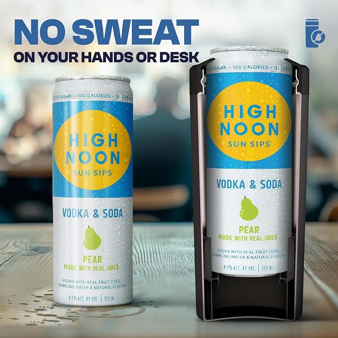 Frost Buddy XL Can Cooler - Fits 12/16/20/24 oz Cans & Bottles | Keeps drinks chilled 12+ hrs | No sweat, no condensation | Fits slim & standard cans