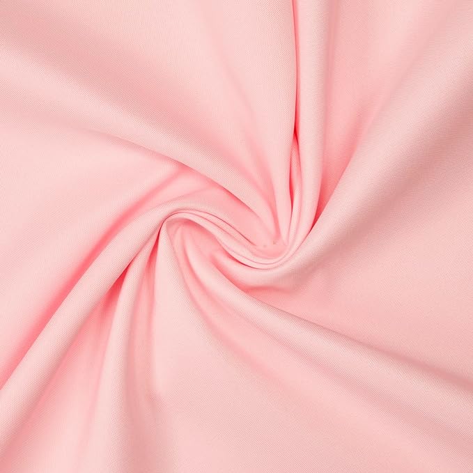 Gee Di Moda Rectangle Tablecloth - 90 x 156 Inch Pink Table Cloth for 8 Foot Table with Floor-Length Drop - Heavy Duty Washable Fabric - 8 Ft Buffet Table, Holiday Party, Wedding & Baby Shower