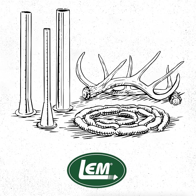LEM Products Natural Sheep Casings, 19–21mm Edible Sausage Casings for Snack Sticks, Hot Dogs, Breakfast Sausage, Pepperoni, Salami, Homemade Sausages, Stuffs Approx. 30 lbs, 5.1 Ounce Package, 2 Pack