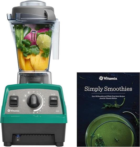 Vitamix Propel 510 Blender with Simply Smoothies Cookbook, 3 Preset Blending Programs, Professional-Grade, 48-oz Container, Emerald