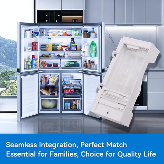W11455232 W11397137 Refrigerator Ice Maker Kit for Whirlpool with Ice Tong | Durable Material Offers OEM Quality & Fast Ice, A 20-min Easy DIY Fix Makes Your Refrigerator Party-ready for Cold Drinks