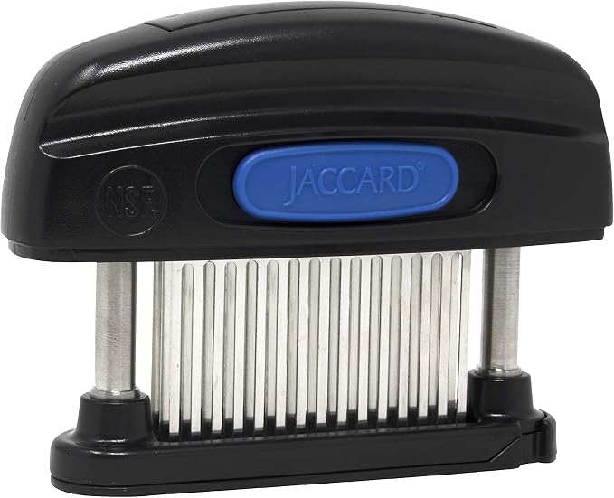 Jaccard 45-Blade Meat Tenderizer, Simply Better Meat Tenderizer, Stainless Steel Columns/ Removable Cartridge, NSF Approved, Black