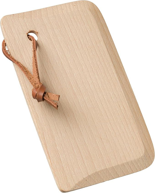 Redecker Wooden Dough Separator & Board Scraper – Durable Untreated Beechwood, Dual Function for Precise Portioning & Neat Workspace – Essential Baking Tool for Home Bakers, Made in Italy