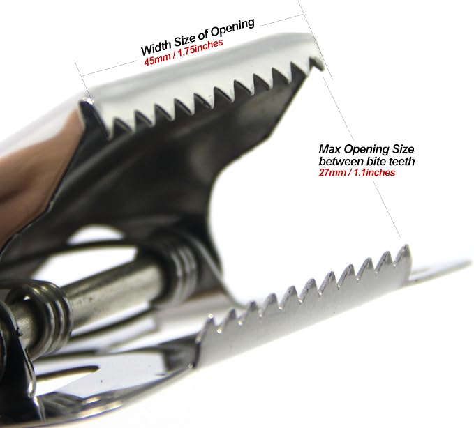 Fish Cleaning Board Tools Fillet Clamp w/Screws Deep-Jaw Fish Tail Clip Board for Scaling Table Bait (Fish Clamp)