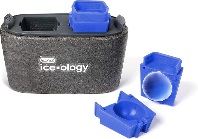 Dexas ice•ology Clear Ice Cube Tray, 2 Spheres