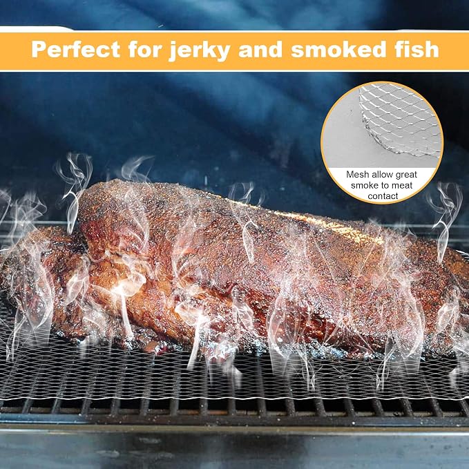 Grill Topper Set of 20,16x12 Disposable Grill Topper,Non-Stick Aluminum Grilling Mats for Outdoor, Easy to Clean Disposable Liners for Outdoor Smoker