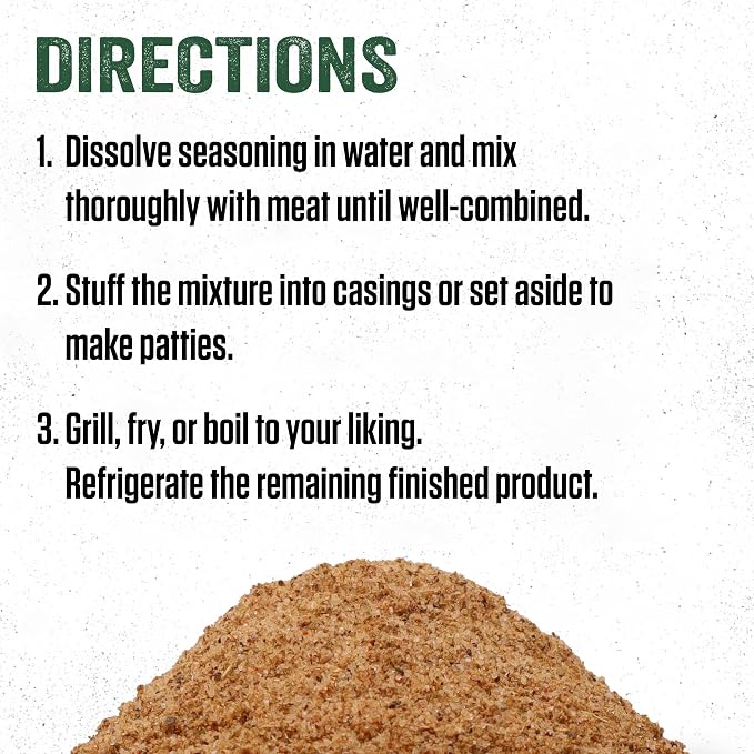 LEM Products Backwoods Reduced Sodium Breakfast Sausage Seasoning, 8 oz | Pre-Measured Seasoning for Wild Game and Domestic Meat, Seasons Up to 25 Pounds of Meat for Homemade Patties and Sausages