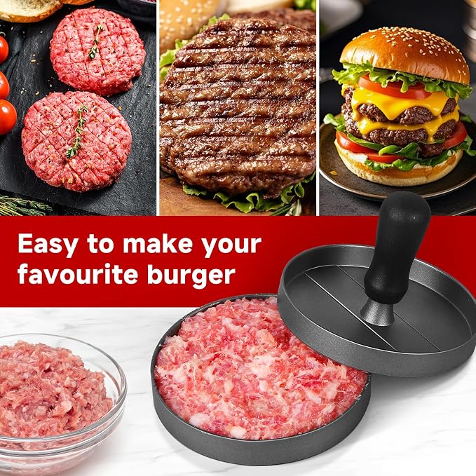 Meat Grinder Attachment for Kitchen Aid Stand Mixer, Food Attachment Included 4 Grinding Plates, 3 Sausage Stuffer Tubes & Holder, 2 Grinding Blades, Burger Press, Dishwasher Safe, Stainless Steel