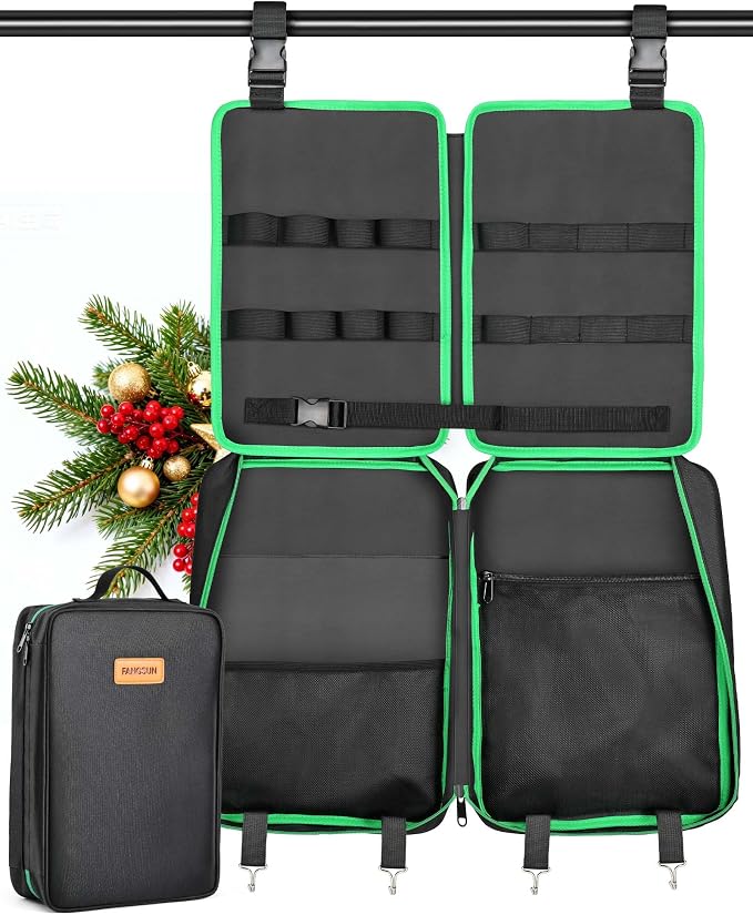 Camping Cooking Set, Portable Camping Utensil Set | Hanging Straps, Carrying Bag, Compact Storage, Outdoor Cooking Essentials, Picnicking, RV Camping & Hiking, Backpacking