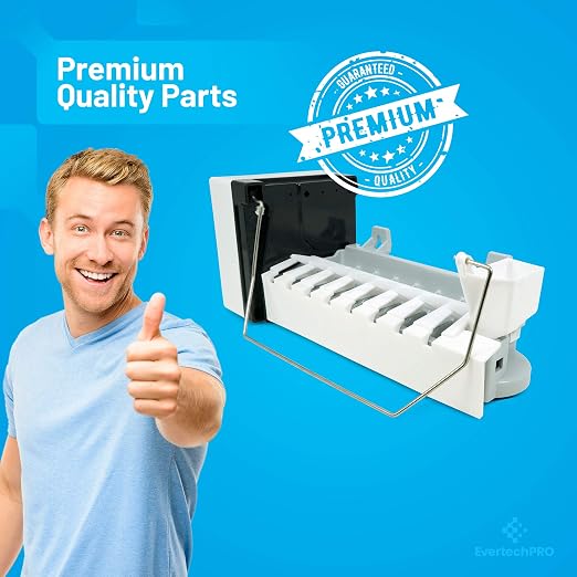 EvertechPRO D7824706Q Icemaker for Whirlpool/Kenmore/Maytag Refrigerators