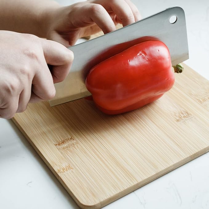 Chef Craft Select Bamboo Cutting Board, 12.5 x 9.5 inch, Natural